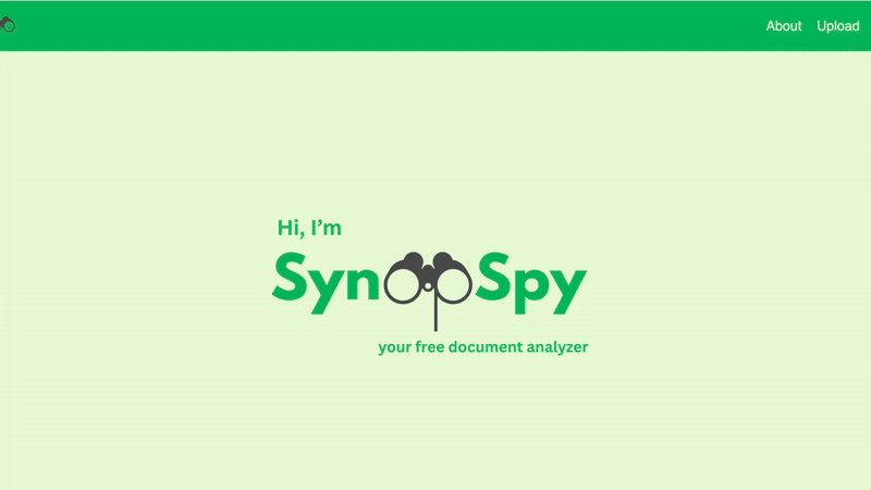 SynopSpy demo